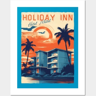 hotel motel holiday inn Posters and Art